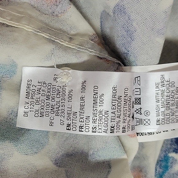 NWT Men's Quiksilver xl tall fit 100% polyester button front shirt - Picture 6 of 7